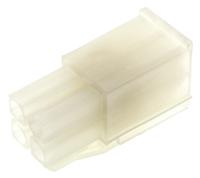 172338-1 TE Connectivity, Mini-Universal MATE-N-LOK Male Connector Housing, 4.14mm Pitch, 4 Way, 2 Row