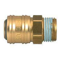 26kaaw10mpx Legris Brass Male Pneumatic Quick Connect Coupling, G 1/8 Male 25mm Male Thread
