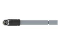 t41614b9l25-005 TE Connectivity Female 5 way M12 to Female 5 way M12 Sensor Actuator Cable, 5 m