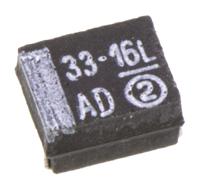 293d336x9016b2te3 Vishay 33μF MnO2 Tantalum Capacitor 16V dc, 293D Series
