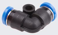 qsml-4 Festo QSL Series Elbow Tube-toTube Adaptor, Push In 4 mm to Push In 4 mm, Tube-to-Tube Connection Style, 153344