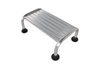 217-808 RS PRO 1 Tread Aluminium Steps 0.22m Platform Height, Aluminium