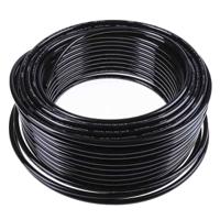 pun-6x1-sw Festo Compressed Air Pipe Black Polyurethane 6mm x 50m PUN Series, 159665