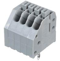 250-404 WAGO 250 Series PCB Terminal Strip, 4-Pole, Female, 4-Way, PCB Mount, 2 (CSA) A, 4 (IEC/EN 60664-1) A, 5 (UL) A