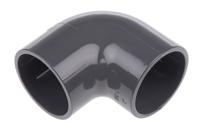 721101108 Georg Fischer Plastic Pipe Fitting, 90° Elbow, 1in