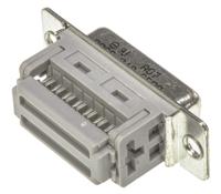 09662186500 HARTING D-Sub Standard 15 Way Right Angle Cable Mount D-sub Connector Socket, 2.77mm Pitch