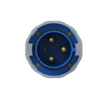 2cma166810r1000 Amphenol Industrial, 2CMA1 IP67, IP69 Blue 2P+E Industrial Power Plug, Rated At 125A, 250 V