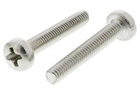 483-0209 RS PRO Pozi M4 Pan Brass Machine Screws DIN 7985 x 25.0mm