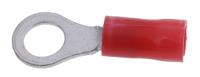 34149 TE Connectivity, PLASTI-GRIP Insulated Crimp Ring Terminal, M5 Stud Size, 0.26mm² to 1.65mm² Wire Size, Red