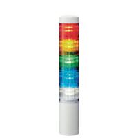 lr5-502wenw-rygbc Patlite LR5 Series Amber, Blue, Green, Red, White Signal Tower, 5 Lights, 24 V dc, Direct Mount