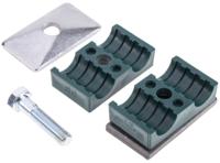 145-9766 RS PRO Double Tube Clamp for 16mm tube