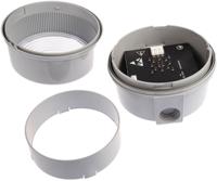 89012068 Werma BWM 890 Series Red Steady Beacon, 115 → 230 V ac, Base Mount, LED Bulb, IP65