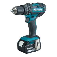 dhp482rtj Makita DHP482RTJ Keyless 18V Cordless Drill Driver Li-Ion, Type G - British 3-Pin
