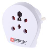 768-2905 SKROSS Denmark, India, Israel to Europe Travel Adapter, Rated At 16A
