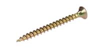 287-4064 RS PRO Pozidriv Countersunk Steel Wood Screw, Yellow Passivated, Zinc Plated, 5mm Thread, 2.17in Length, 55mm Length