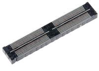 qsh-060-01-l-d-a Samtec QSH Series Straight Surface Mount PCB Socket, 120-Contact, 2-Row, 0.5mm Pitch, Solder Termination