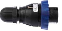 2191633 Scame IP66 Blue Cable Mount 2P + E Power Connector Plug ATEX, IECEx, Rated At 16A, 200 → 250 V
