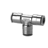 6540-4 Camozzi 6540 Series Push-in Fitting, Push In 4 mm to 4 mm, Tube-to-Tube Connection Style, 6540 4