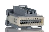 34729-0201 Molex, Stac64 Automotive Connector Socket Grey Through Hole 20 Way, Crimp Termination