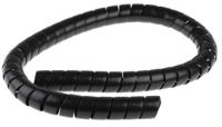 162-20300-spf30-pp-bk HellermannTyton Spiral Wrap, I.D 30mm, 34mm PP SPF Series