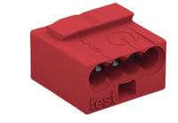 243-804 WAGO 243 MICRO PUSH WIRE Series Junction Box Connector, 4-Way, 6A, 22 → 20 AWG Wire, Push In Termination