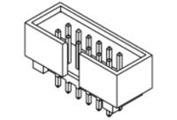 702462001 Molex C-Grid Series Vertical Through Hole PCB Header, 20 Contact(s), 2.54 mm Pitch, 2 Row, Shrouded