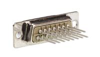 09670155607 HARTING 0967 15 Way Panel Mount D-sub Connector Plug, 2.74mm Pitch