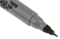 1986454 Sharpie Twin Tip Black Marker Pen