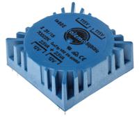 70022k Nuvotem Talema 115 V ac, 230 V ac, 2 x 12V ac Toroidal Transformer, 5VA 2 Output