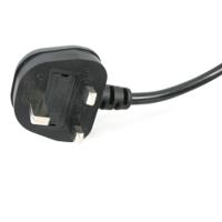 pxtnb2suk1m StarTech.com Right Angle CEE 7/7 Plug to Straight IEC C13 Socket Power Cord, 1m