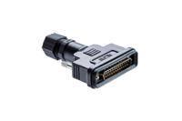 sdb-25bmma-sl7001 Amphenol Industrial HDB 25 Way Threaded Mount D-sub Connector Plug, with Screw Thread
