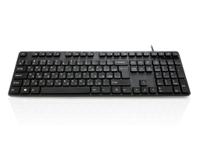 kybac302-ublk-ua Ceratech KYBAC302-UBLK-UA Wired USB Multimedia Keyboard, QWERTY, Black
