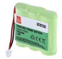 176-9371 RS PRO 3.6V NiMH Rechargeable Battery Pack, 280mAh - Pack of 1