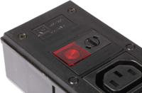pxd301050011 Bulgin IEC C13 5 Gang Power Distribution Unit, No, 10A, 250 V ac, Fused