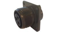 ds3102e-10sl-4s Amphenol Industrial, DS310 Panel Mount MIL Spec Circular Connector Socket, Socket Contacts, Threaded, MIL-DTL-5015