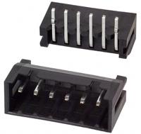df3a-6p-2ds Hirose DF3 Series Right Angle Through Hole PCB Header, 6 Contact(s), 2 mm Pitch, 1 Row, Shrouded