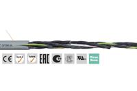 cf1300704ul Igus Chainflex CF130.UL Control Cable, 4 Cores, 0.75 mm² 18 AWG, Unscreened, 10 m, Grey Polyvinyl Chloride Sheath