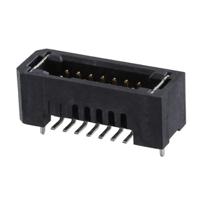 tfm-107-02-l-d-p-tr Samtec TFM Series Vertical Through Hole PCB Header, 14 Contact(s), 1.27 mm Pitch, 2 Row, Shrouded