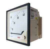 186-2461 RS PRO Analogue Panel Ammeter 40 (Input)A AC, 92mm x 92mm, 1 % Moving Iron