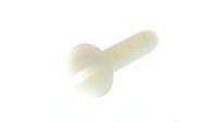 232-6943 RS PRO Slot M4 Countersunk Nylon Machine Screws DIN 963 x 16.0mm