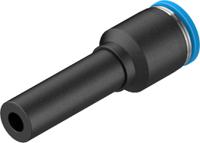 qs-8h-6-50 Festo QS Series Reducer Nipple, Push In 8 mm to Push In 6 mm, Tube-to-Tube Connection Style, 130696