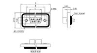 rnd-205-01026 RND RND 205 15 Way Solder Mount D-sub Connector Socket, with Screw Locks