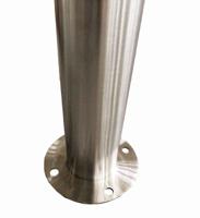 204-1787 RS PRO Grey Stainless Steel Post