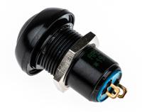 ipr1sad2 APEM Miniature Push Button Switch, Latching, Panel Mount, 13.6mm Cutout, SPST, 12/48/72V dc, IP67