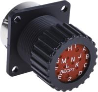 tn0s16-0213p1l-192900-0582 ITT Cannon Circular Connector, 15 Contacts, Panel, Standard Connector, Socket, Male, IP67, Trident Neptune Series
