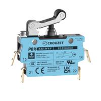 83250213 Crouzet Roller Lever Micro Switch, Screw Terminal, SPST, IP67