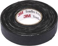 1755-34x60ft 3M Temflex 1755 Cloth Tape, 18m x 19.1mm, Black, Rubber Finish