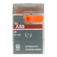 1svr405613r0000-cr-m024ac4 ABB Plug In Power Relay, 24V ac Coil, 6A Switching Current, SPDT