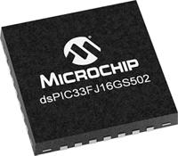 dspic33fj16gs502-emm DSPIC33FJ16GS502-E/MM Microchip DSPIC, 16bit Digital Signal Processor 40MHz 16 kB Flash 28-Pin QFN