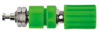 pol-6718-gn Schutzinger 36A, Green Binding Post With Brass Contacts and Nickel Plated